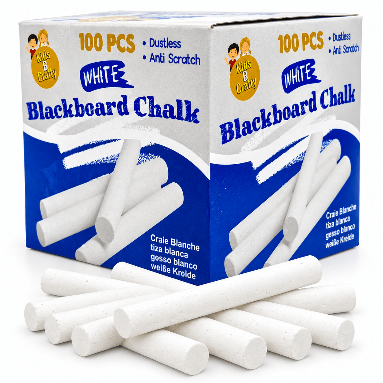 TEMU For Blackboard 100pcs Chalkboard Chalk Sticks Writing Drawing Art Crafts Menu Board Signage Classroom Teacher Supplies