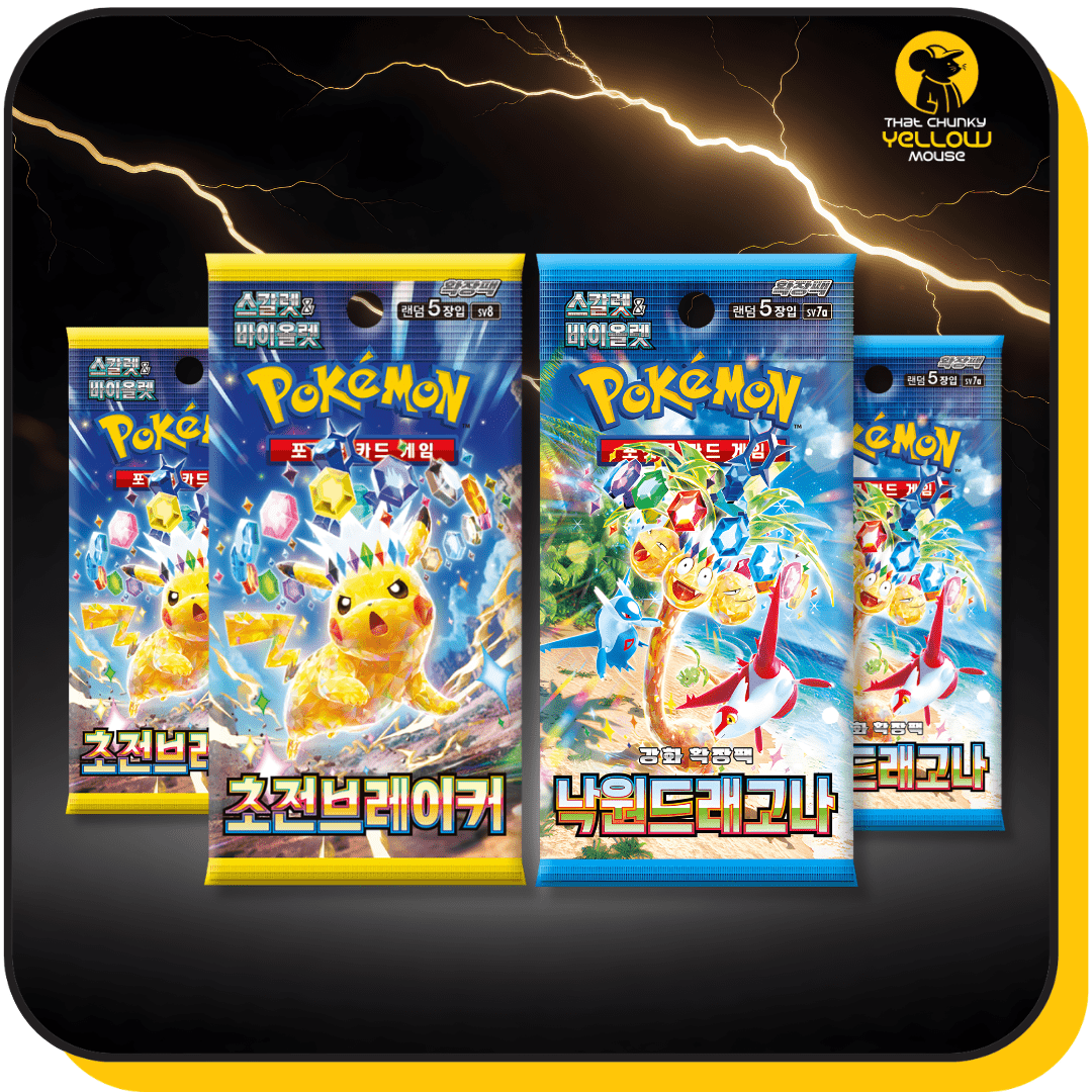 TEMU Cards Surging Korean Tcym Booster Bundle Including 2 Paradise Dragona And 2 Surging Booster Packs