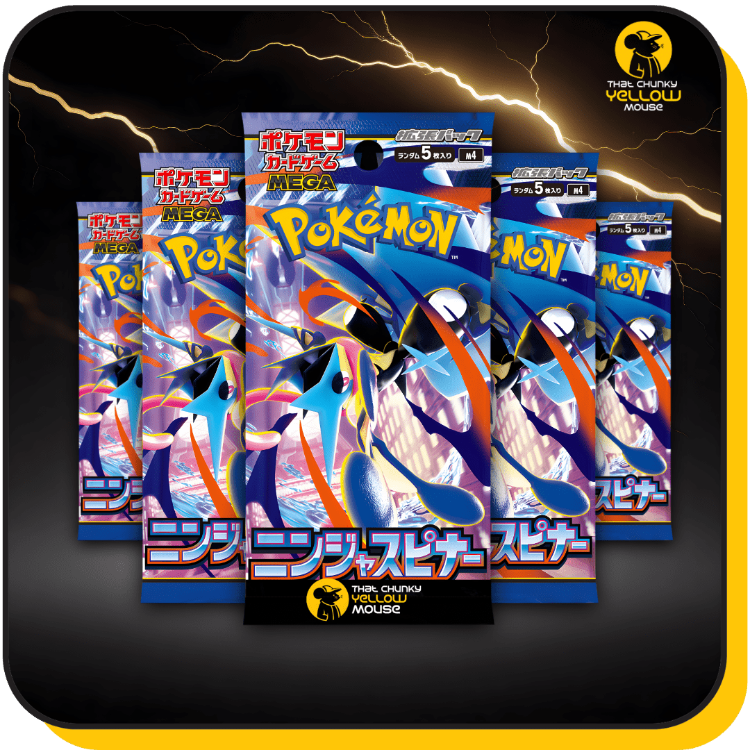 That Chunky Yellow Mouse Pokemon Cards Korean Assorted Booster Bundle - 10 Pack Mix