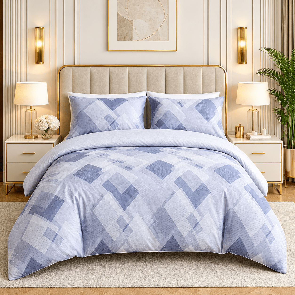TEMU 3pcs Duvet Cover Set With Pillowcases, Zip Closure Bedding Set, Bedding, Single, Double, King And Super King