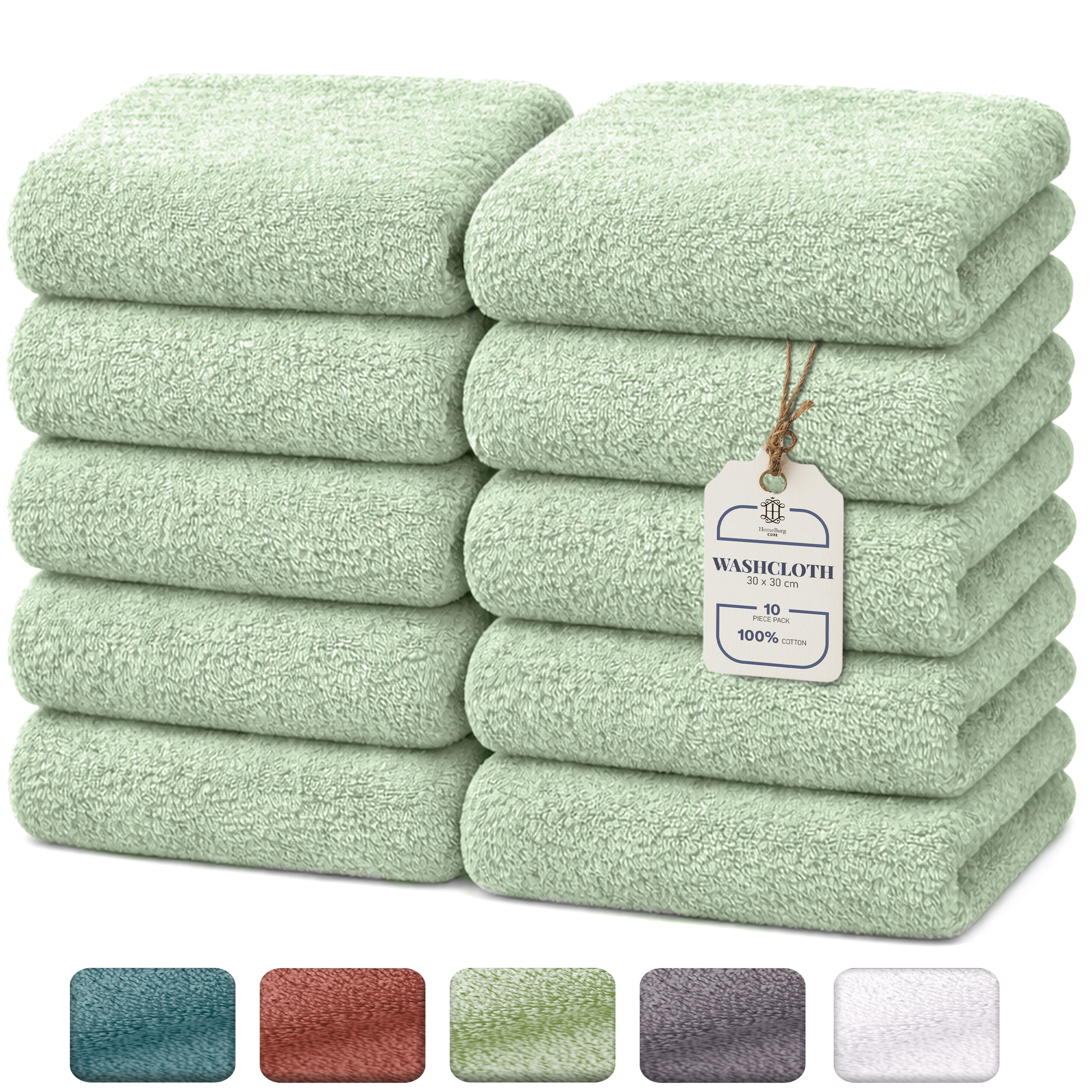 Image of Terry Towels Hb Core 400gsm 30 X 30 Cm (10pcs Pack)