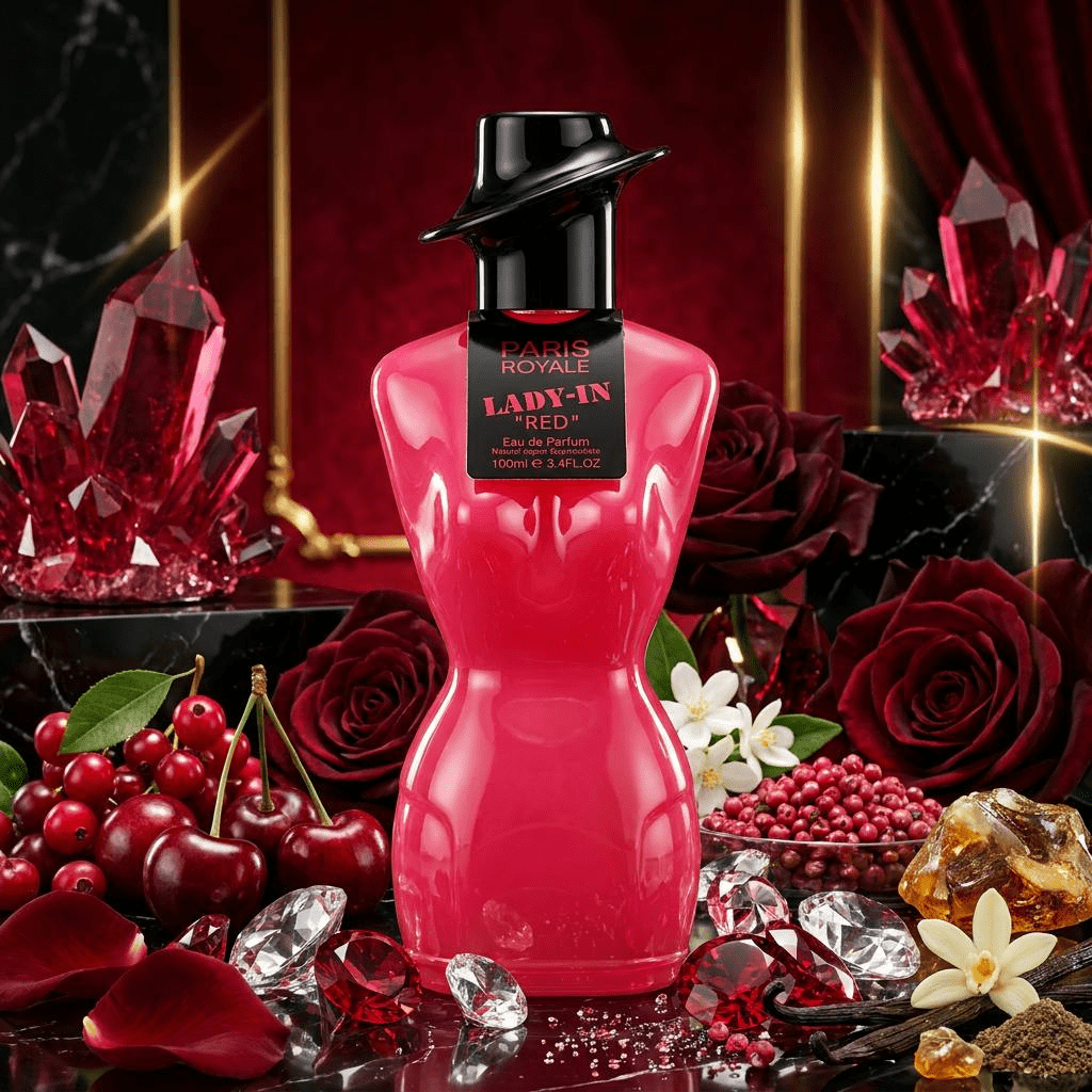 TEMU Red Eau de Parfum Femme 100 ml – Fruitée, Florale et Ambrée