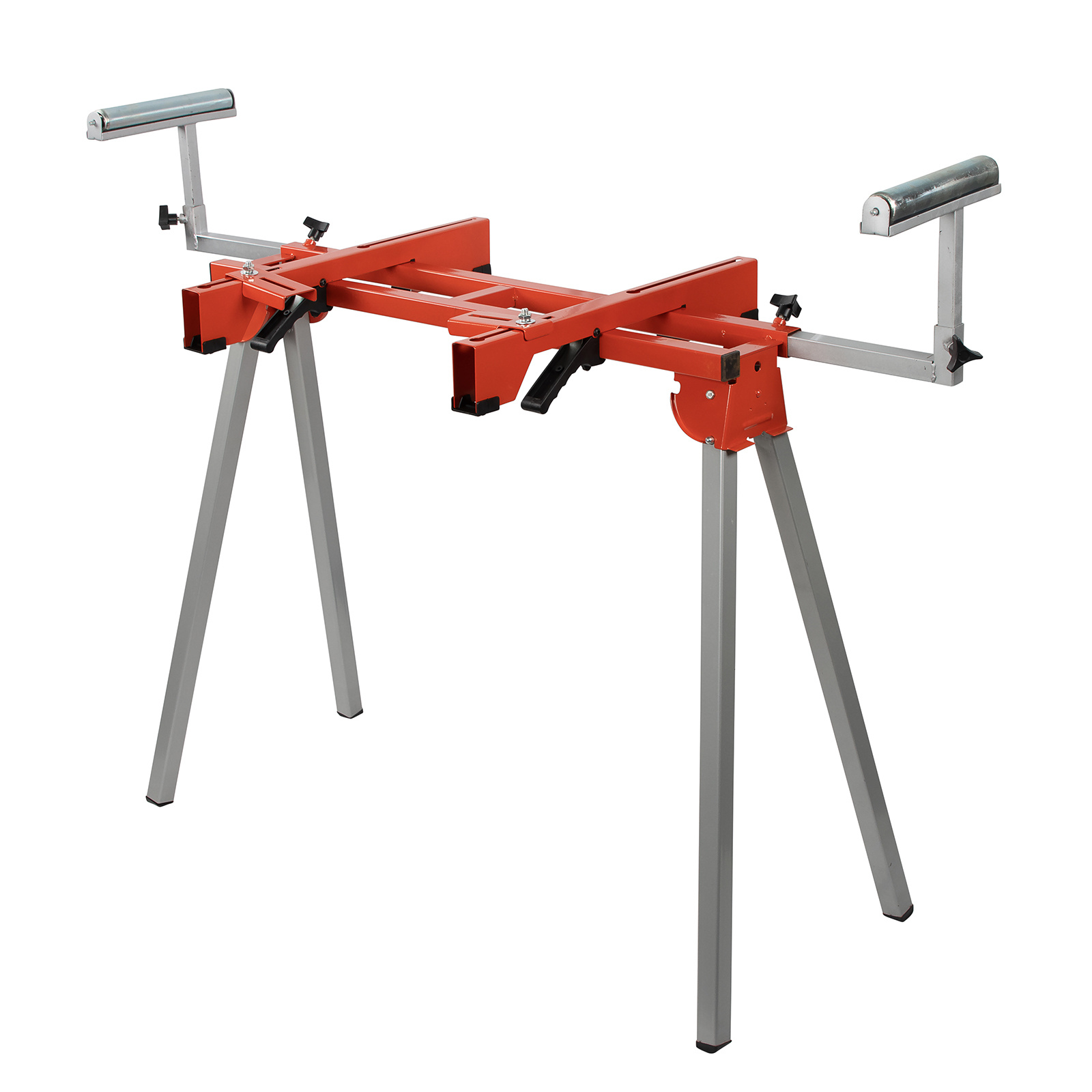 Image of Machine Base Stand For Saws And Drills, 250 Kg Load Capacity, With Wheels, Extendable Pads From 860-1600 Mm, Height Adjustable, Universal Workbench Base For Machine Table, Crosscut Saw, Circular Saw