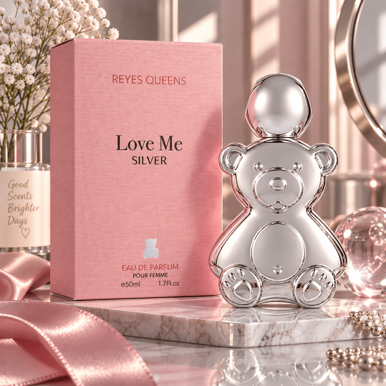 TEMU Perfume Love Me Silver para Mujer 50 ml Eau de Parfum – Femenina Queens