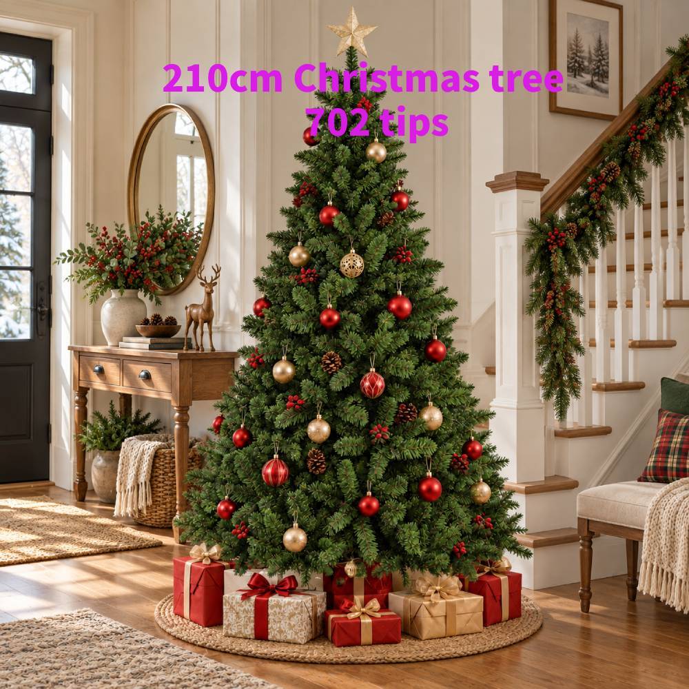 TEMU Árbol de Navidad con Diseño Realista y Materiales de Calidad, Fácil de , Reutilizable, Estable y para Decoración En Interior y Exterior