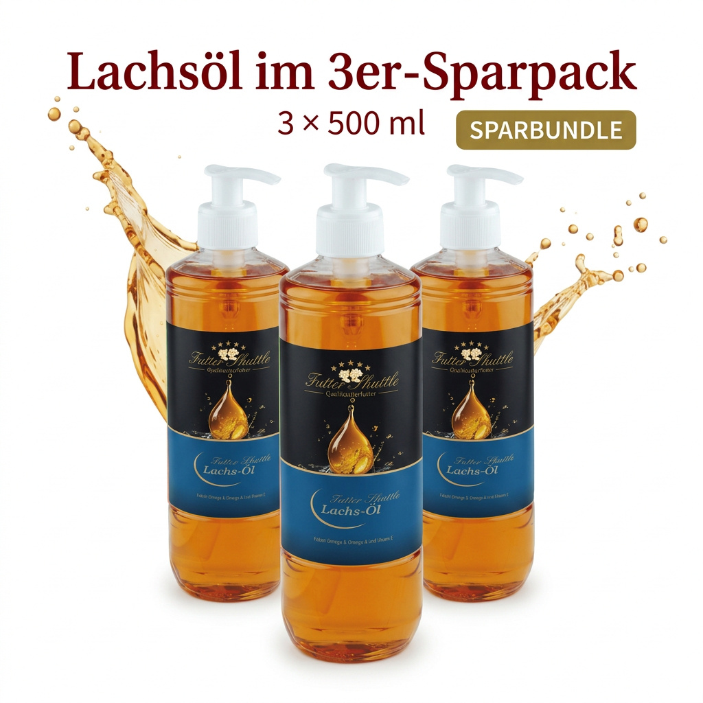 Image of Fish Oil Shuttle For - 3 × 500 Ml - 100% Fish Oil With -3 & -6 - With Dosing Pumps