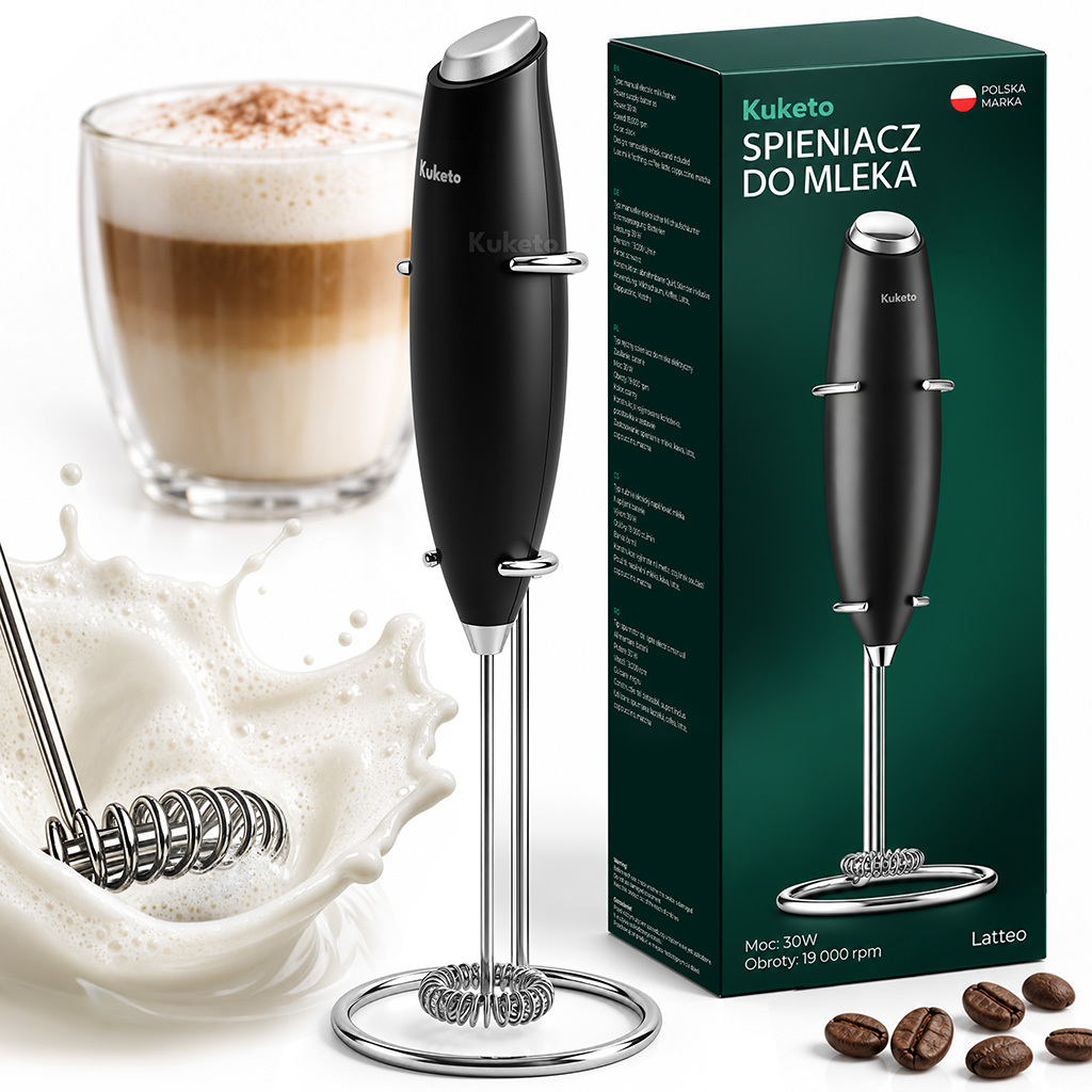 TEMU Whisk - Electric Handheld Milk Frother For Cappuccino S Desserts Mini Mixer Portable Frother For Latte And Cream Whipper Quiet High-performance