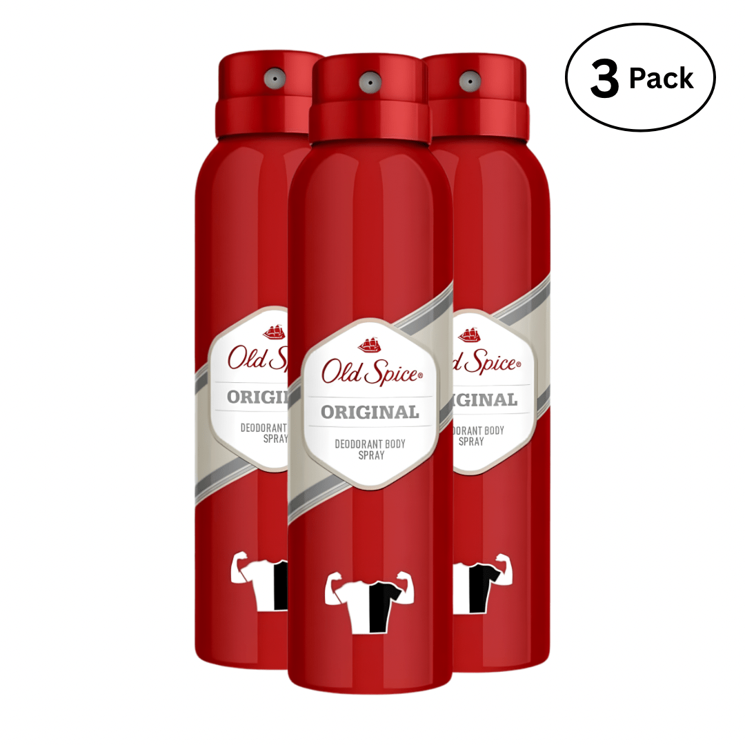 TEMU Pack Of 3 Old Spice Deodorant Spray 150ml