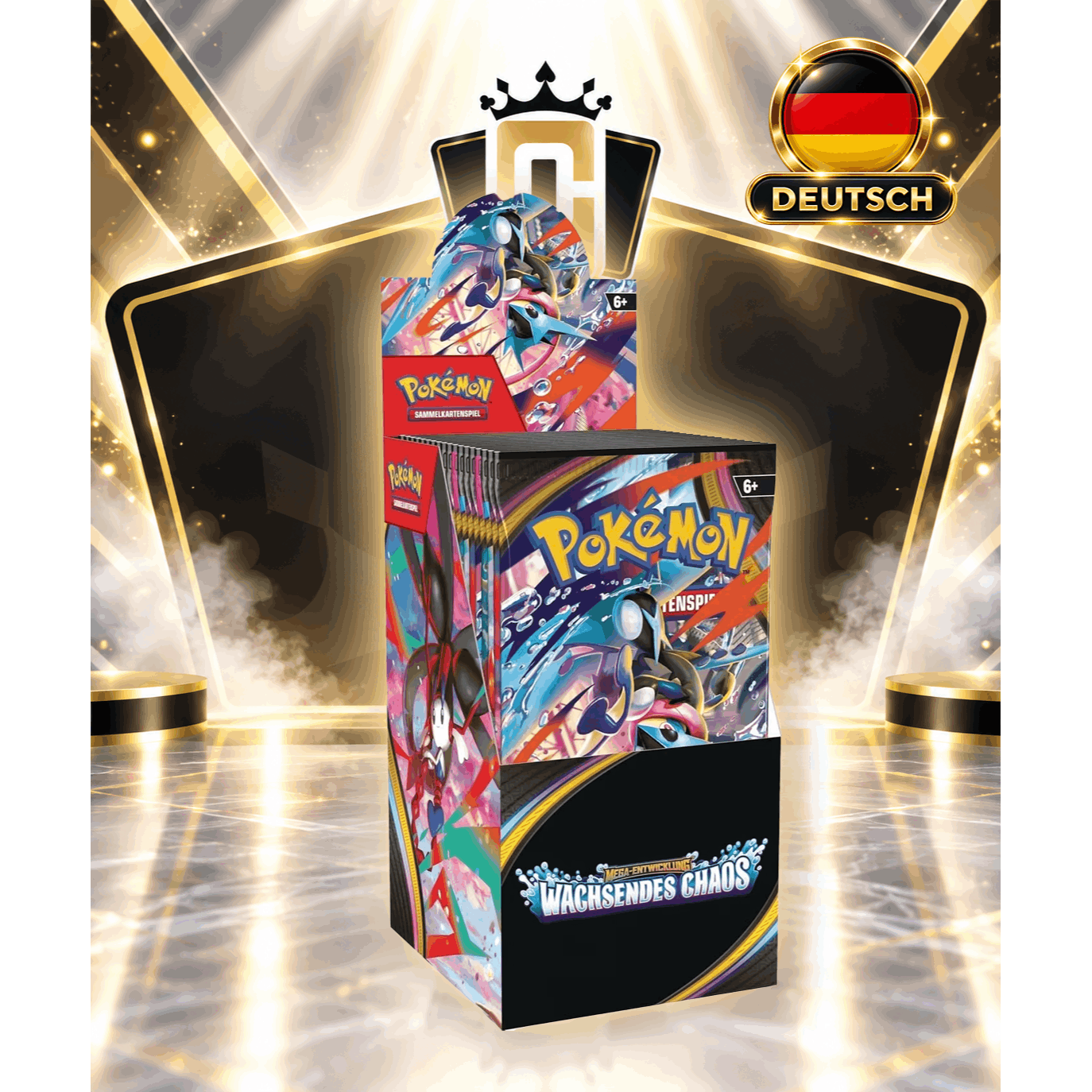 Image of Trading Card Game: Mega Evolution Display – Growing (includes 18 Booster Packs)