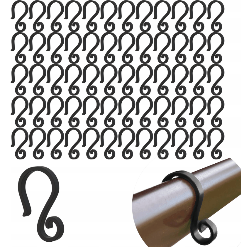 TEMU Strong Hooks For The Ceiling For Christmas Lamps - 120pcs.