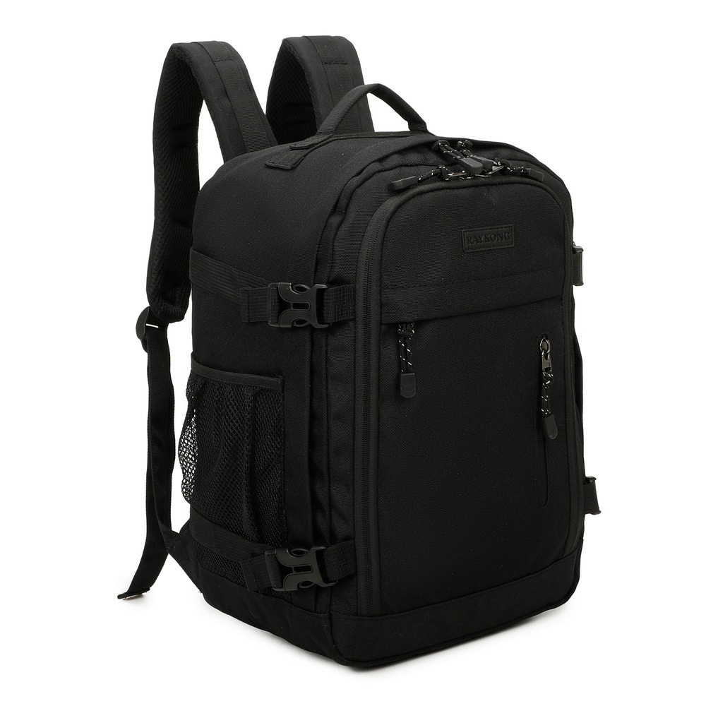 TEMU Mochila Cabina 40x20x25cm (20L) | Mochila De Viaje Para Avión | Equipaje De Resistente | Mochila Para Senderismo | | Trabajo / Negro/ Azul / /