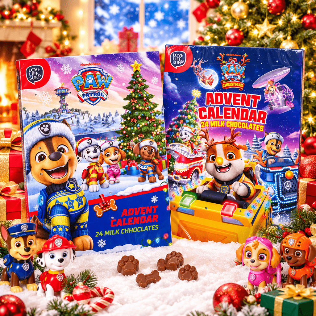 Image of 2-pack - Design Chocolate Advent Calendar 2x 50g - Christmas Candies - Christmas Chocolate - Christmas Gifts - Christmas Snacks