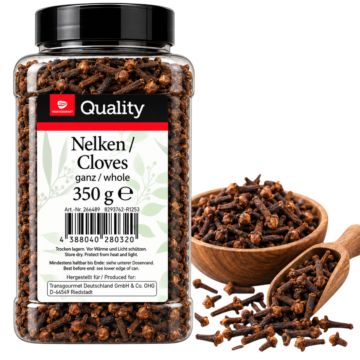 Image of Tgq Whole Cloves 350g Can Storage Spice – Aromatic Clove Spices For Kitchen & Catering