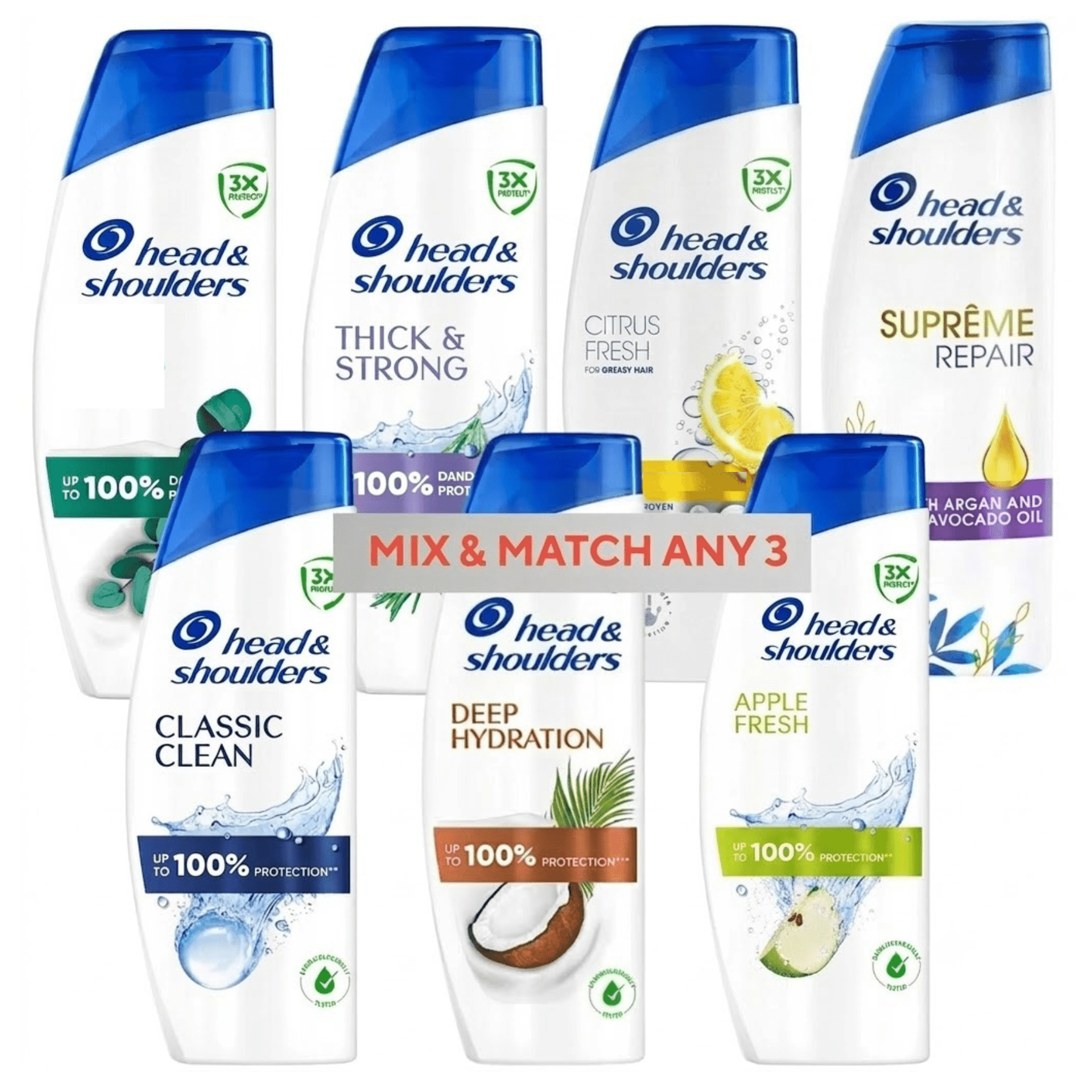 TEMU - - 3 X 250ml - Random Select 1 Each Type
