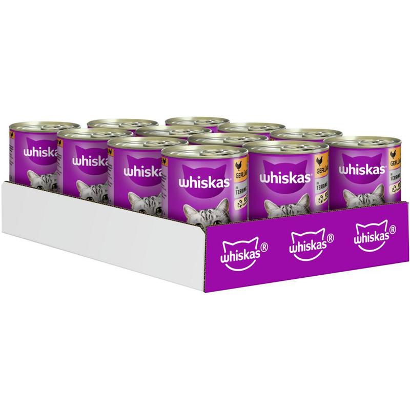 Image of Whiskas® Poultry In Can 12 X 400g