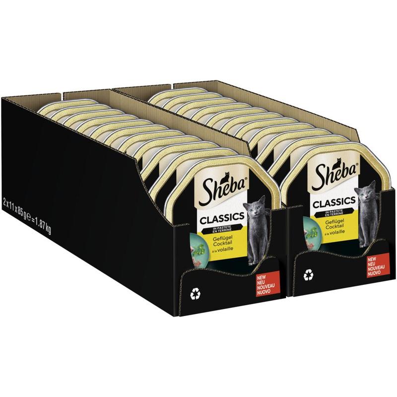 Image of Sheba® Bowl Classics In Pate With Poultry2 X 11 X 85g