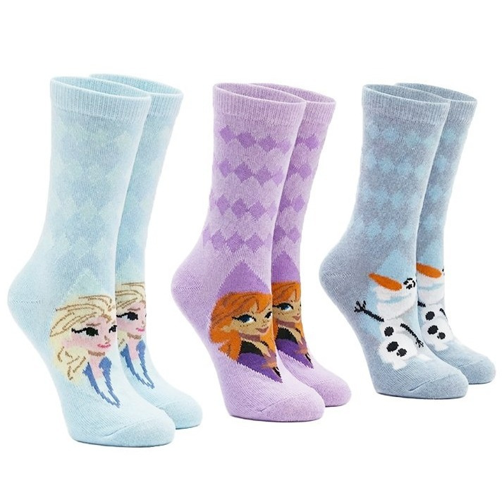 Image of The Socks For Girls, 3-pack Kids' Stockings, Anna Soft Everyday Socks With