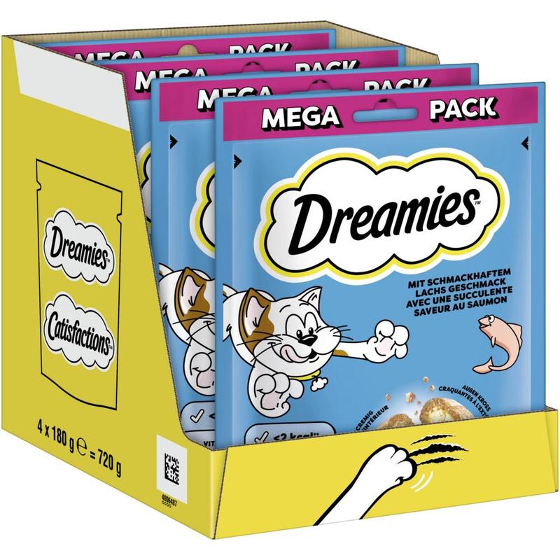 Image of Dreamies™ Salmon 4 X 180g