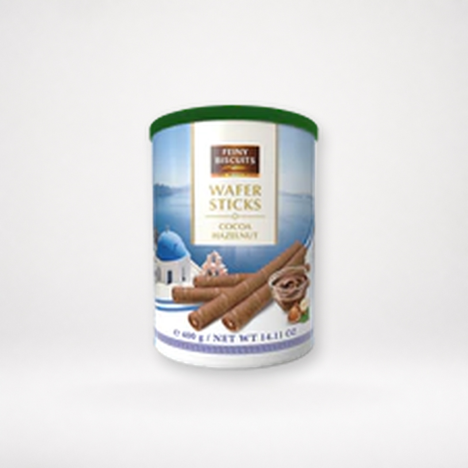 Image of Feiny Biscuits Cocoa Hazelnut Waffle Rolls 400g – Crispy Filled Waffle Rolls