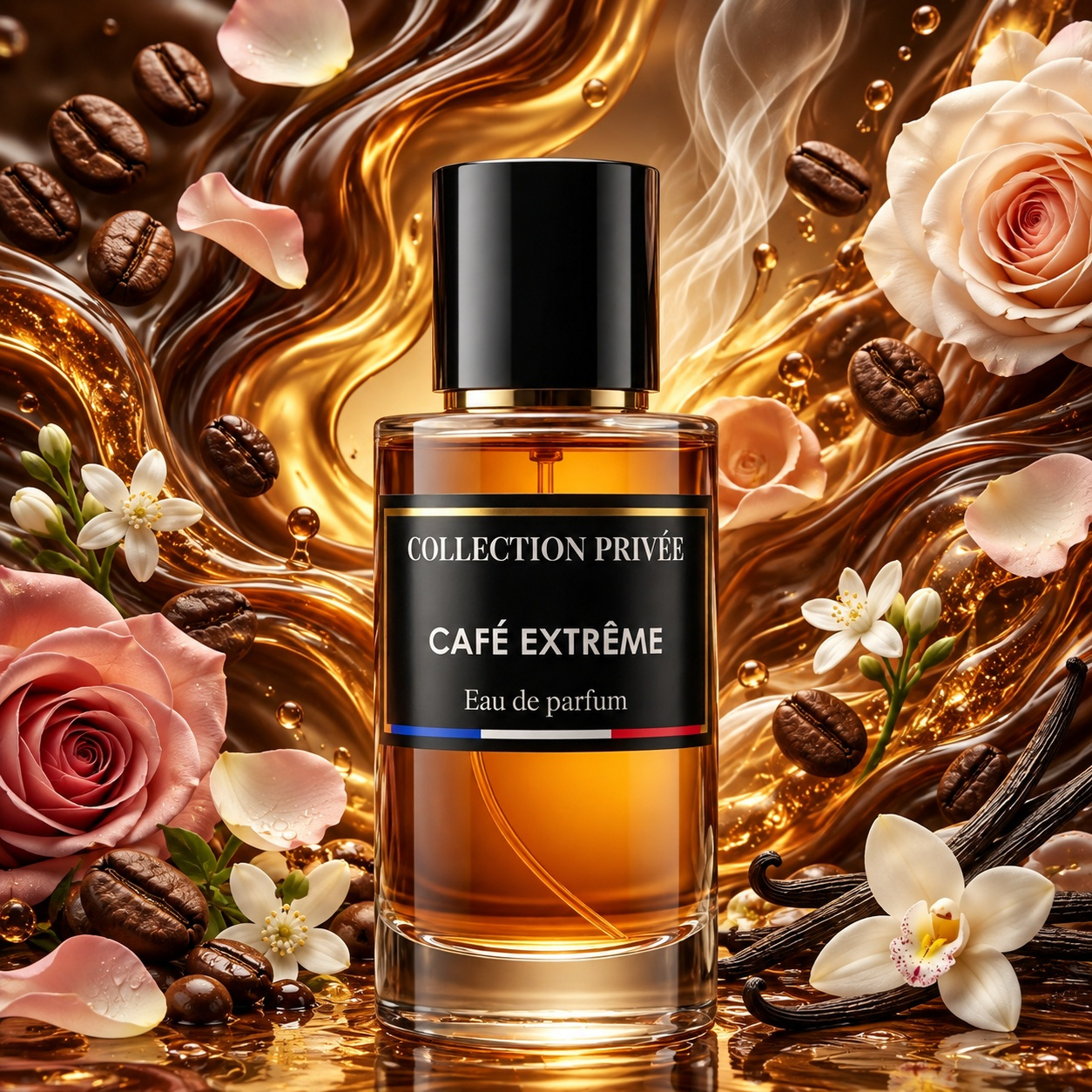 TEMU Café Eau de Parfum Unisexe 50ml - Parfum Oriental Gourmand Floral, Fragrance Café et Rose Veloutée, Vaporisateur Luxe Cadeau, COLLECTION PRIVÉE