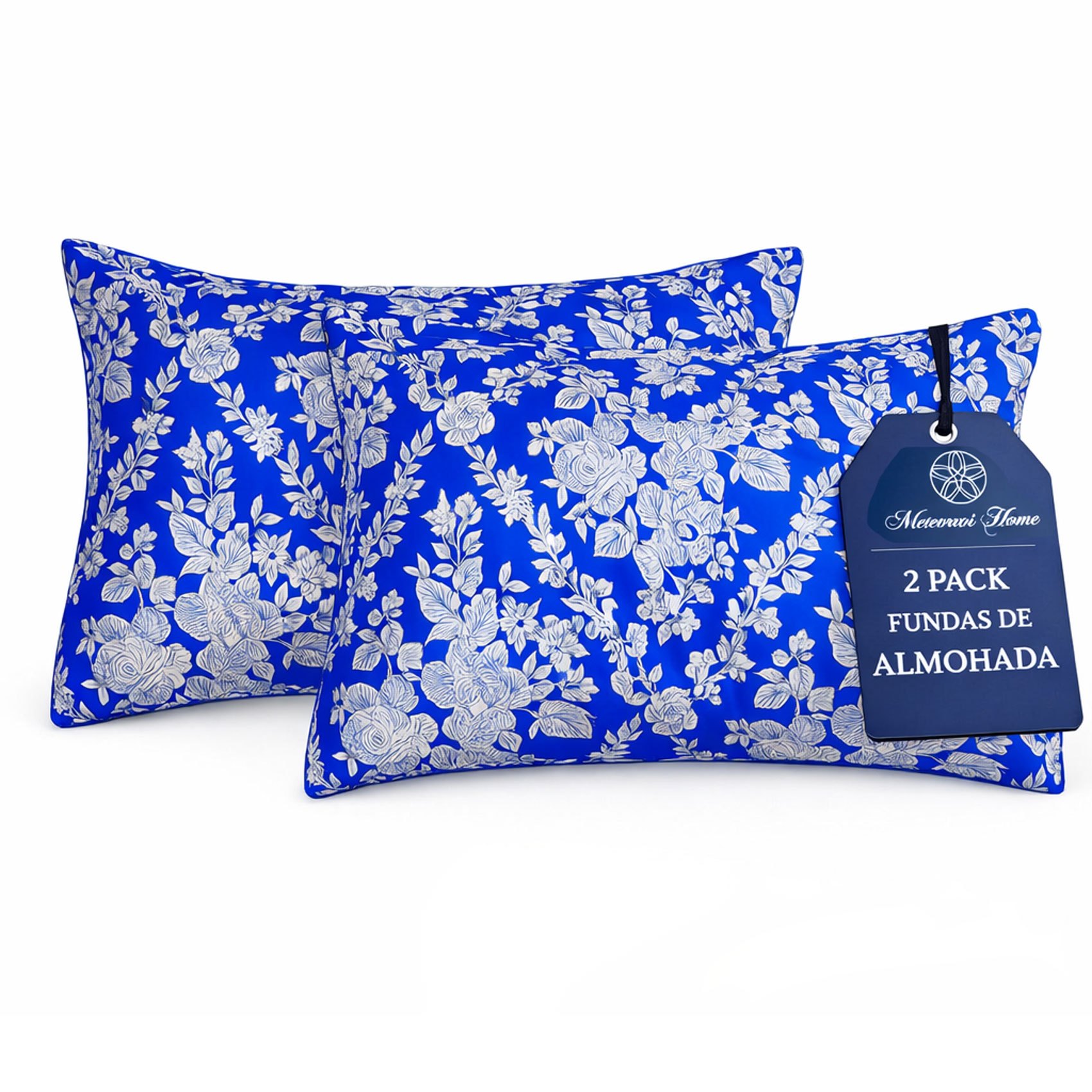 TEMU 2 Piezas de Fundas de Almohada de tela Microfibra y con Cremallera – Tejido Ultra , Ligera, Transpirable y Resistente a las Arrugas y a la