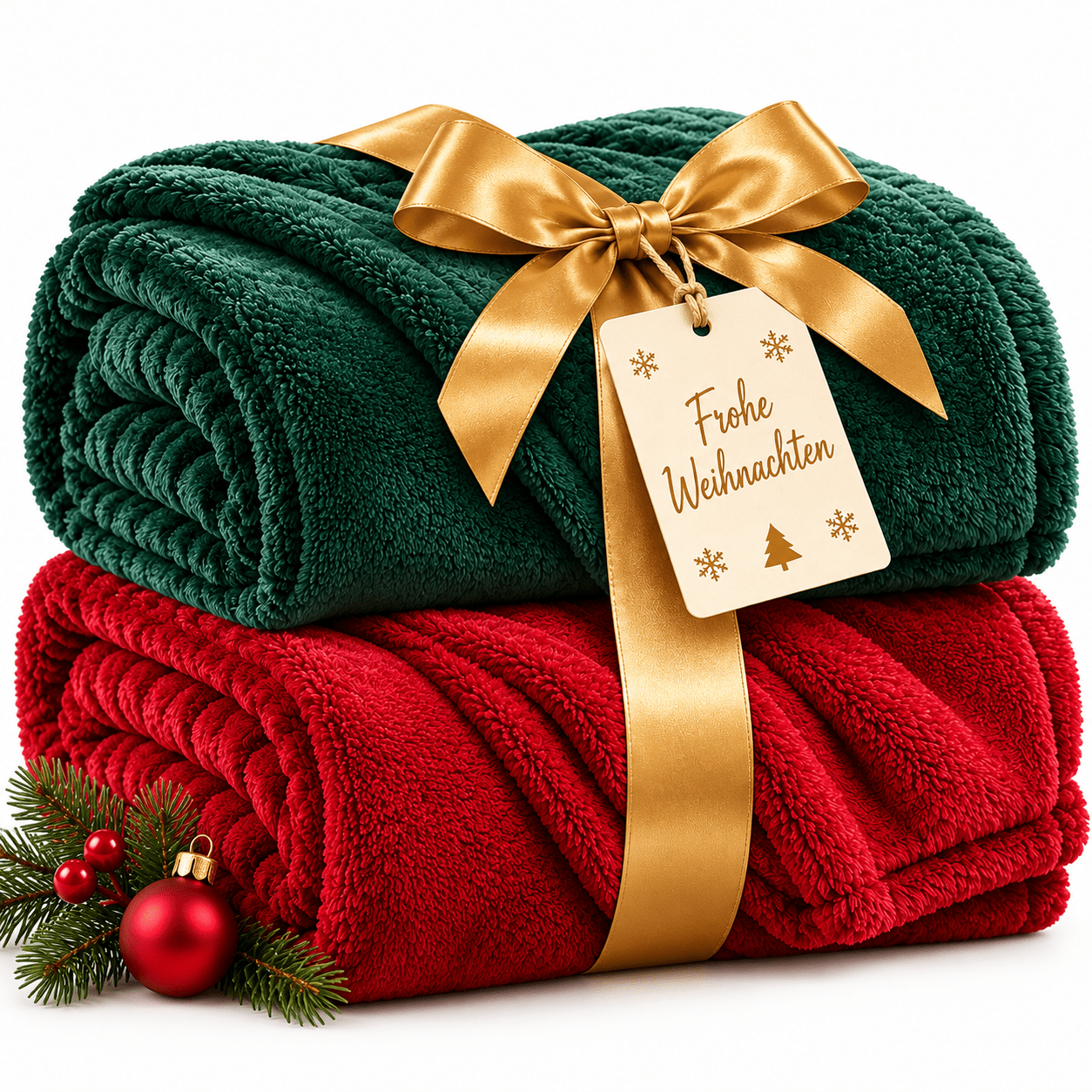 TEMU Christmas Blanket Fleece 260 G/m², Fluffy Home Blanket, Warm Winter Blanket, Sofa Blanket, Christmas Gift, -tex, 130x150, 150x200, 220x240 Cm