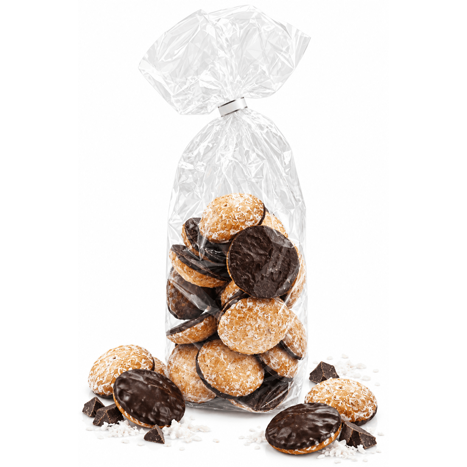 Image of 500g White Cocosella Crack Fine Coconut Biscuits Christmas Biscuits