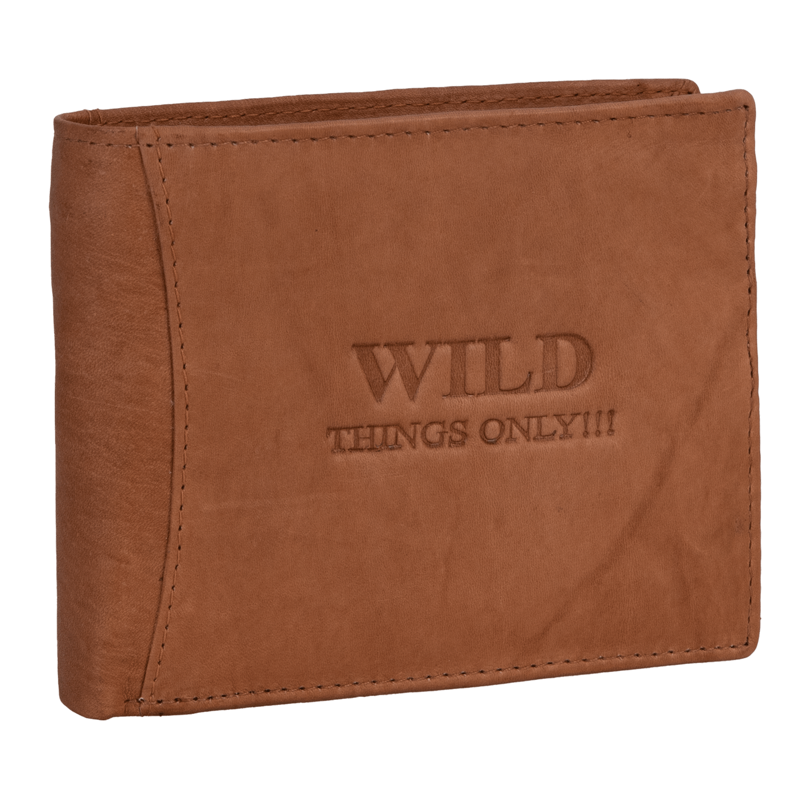 Image of Men's Genuine Leather Wallet With Inner Zip Secret Compartment Card Slots Landscape Format 8 Card Slots Brown Rust Tan 9.5 X 12 X 2.5 Cm