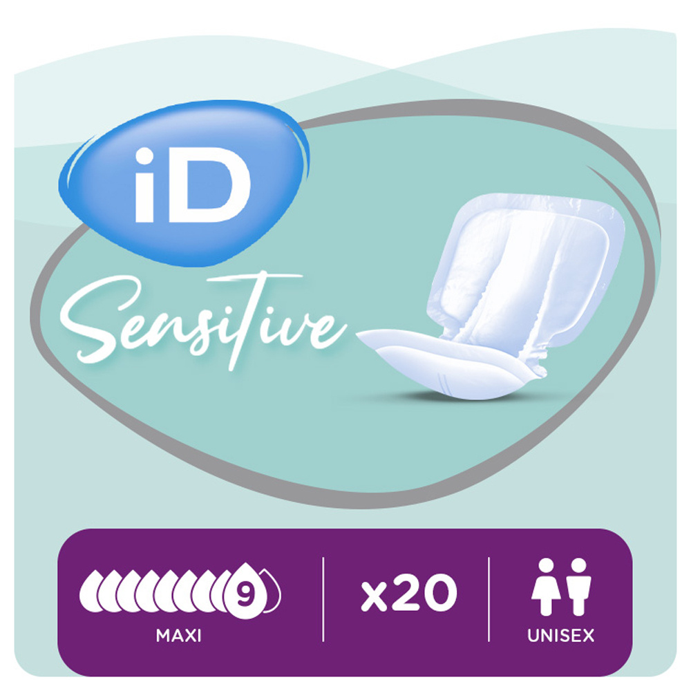TEMU Id Sensitive Form Maxi (3150ml) Large Unisex Absorbent Pads | 20 Pack