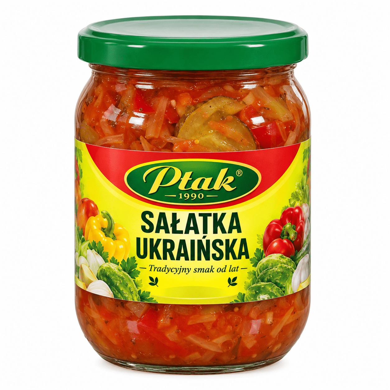 Image of Ukrainian Salad Bird With Green Tomato 880ml