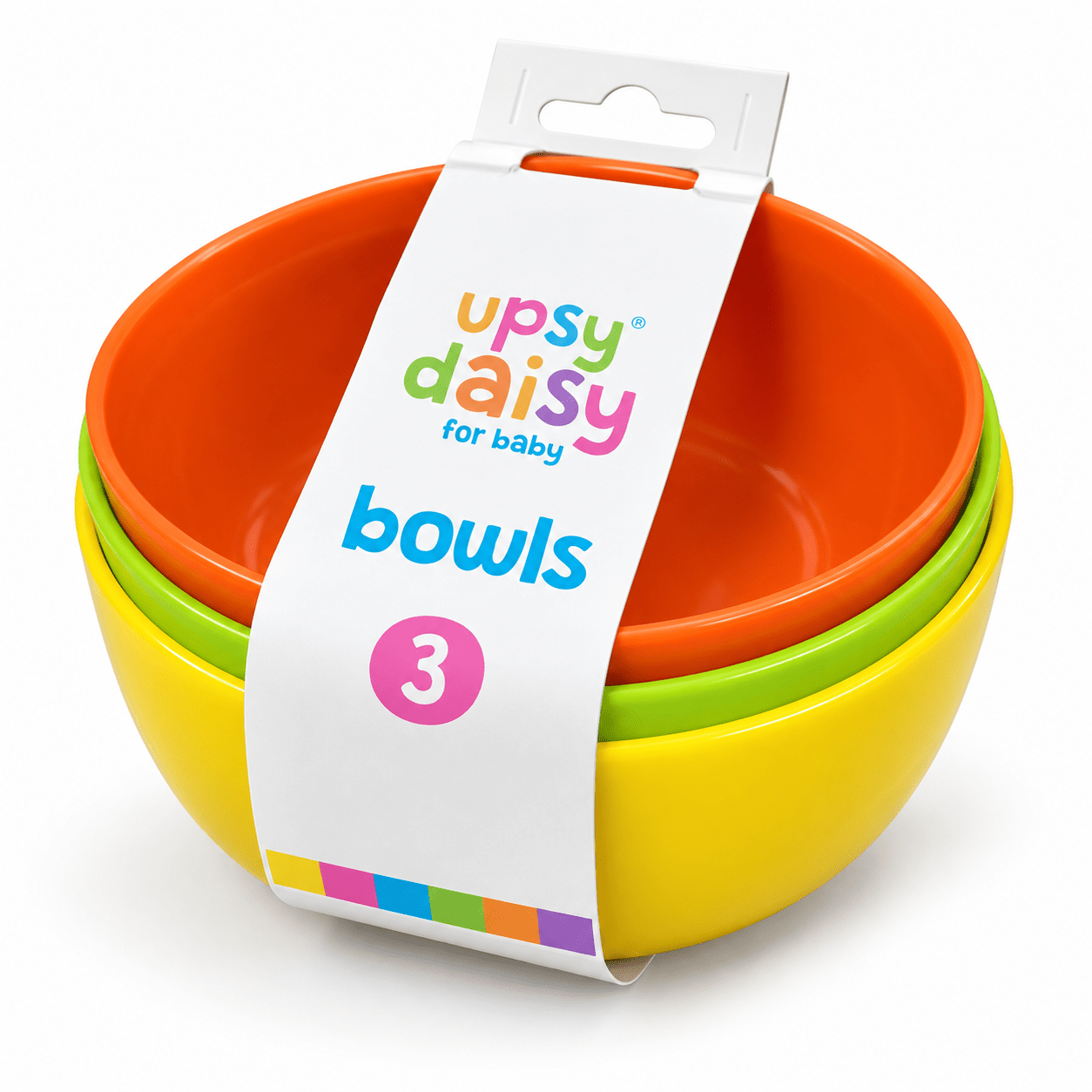 TEMU 3 Pack Baby Bowls | Toddler Feeding Bowls | Plastic Weaning Bowls For Baby Food | Lightweight Kids Bowls | Dinnerware Set For Everyday