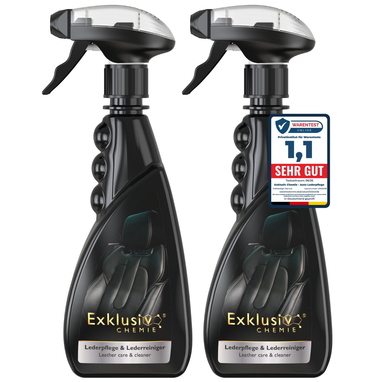 Image of 2x Car & Leather Cleaner - Savings Set Multipack - | Leather Car | Car Product | Furniture Care | 500 Ml - Pack Of 2