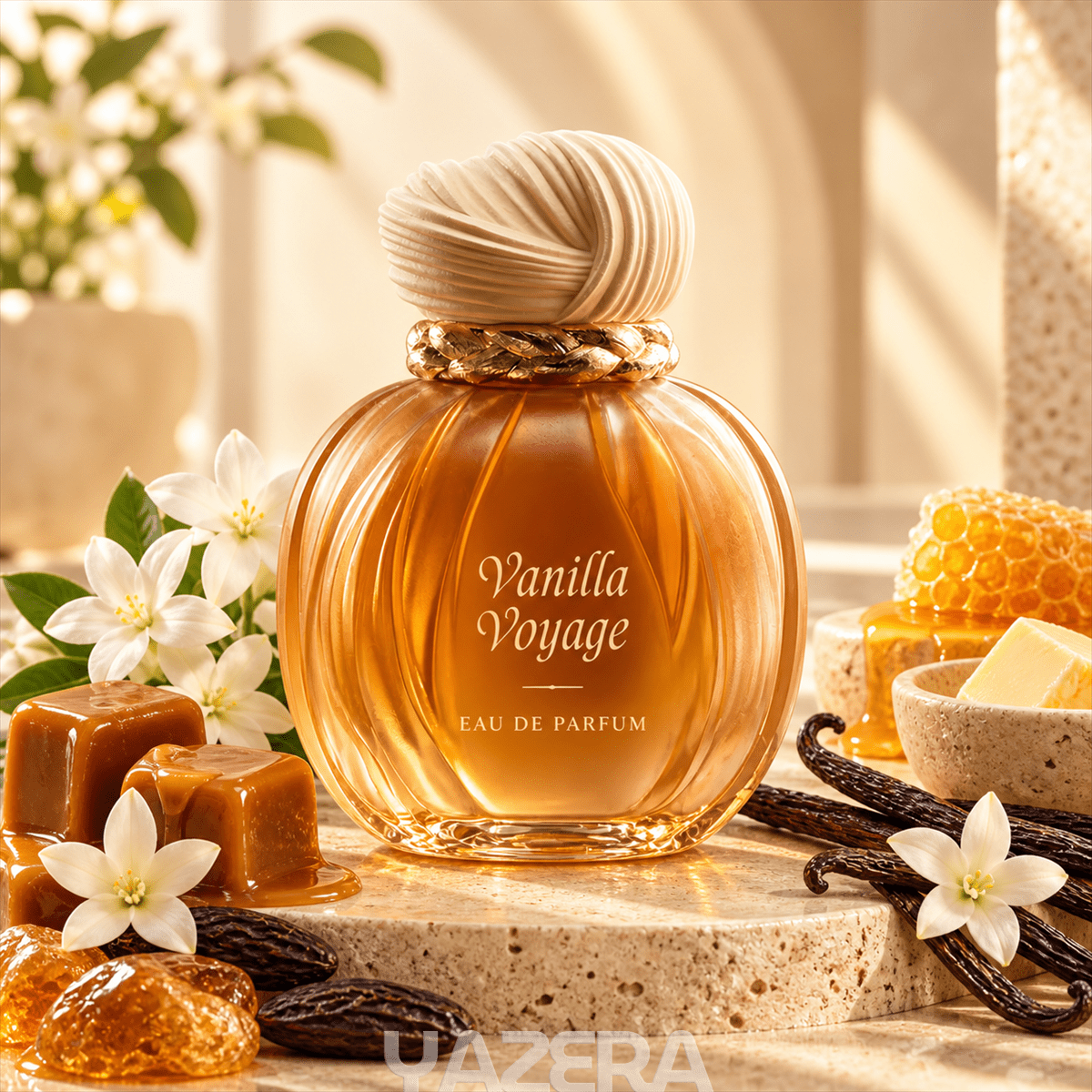 TEMU VANILLA VOYAGE – Eau de Parfum 100 ml, Caramel, , Miel, Jasmin, Vanille, et Musc