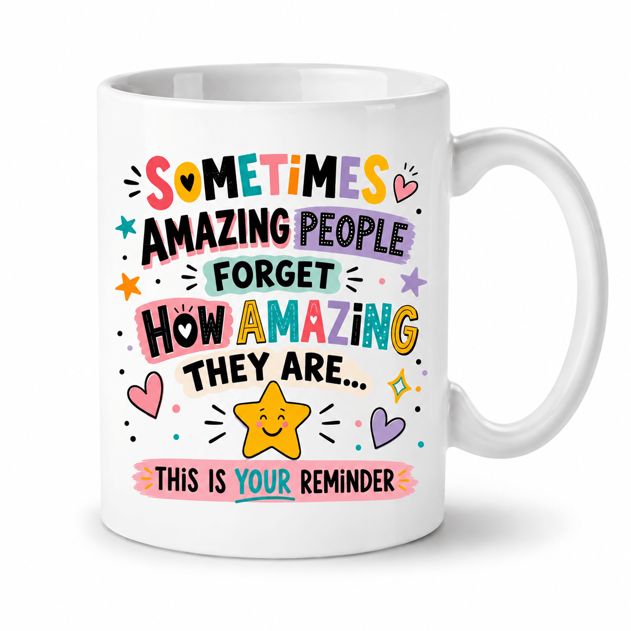 TEMU Inspirational Coffee Mug, Motivational Positive Quote Mug, Appreciation Gift For Women Men, Best Friend Coworker Teacher Gift, Self Care