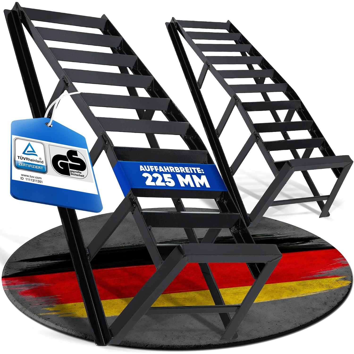 Image of Ramps 2pcs Set Up To 2000kg - 20cm Height - -on Aid