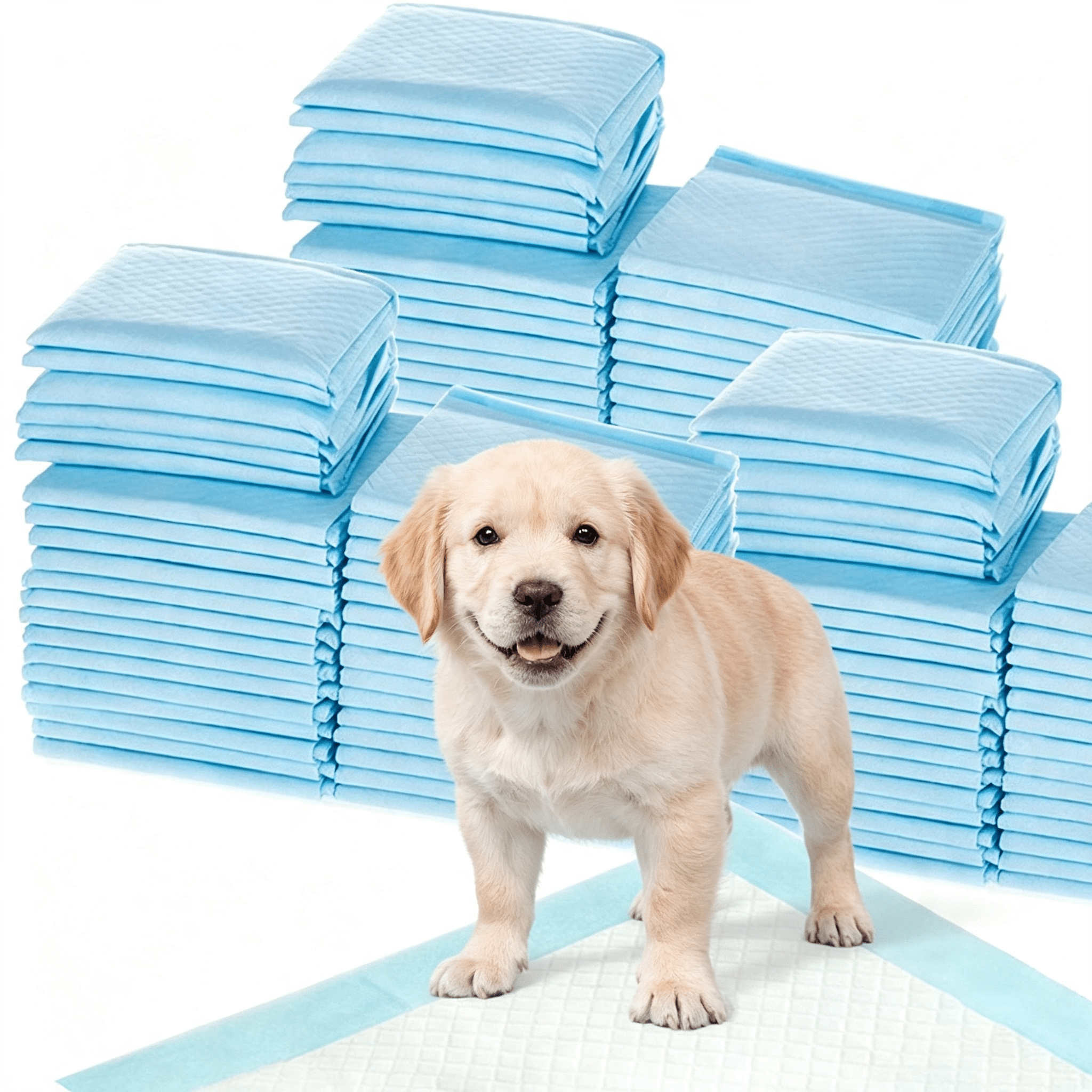 TEMU 70 Pcs Empapadores Perro de Entrenamiento 60*60 cm para Perros Gatos Alfombrilla Toallita Higiénica
