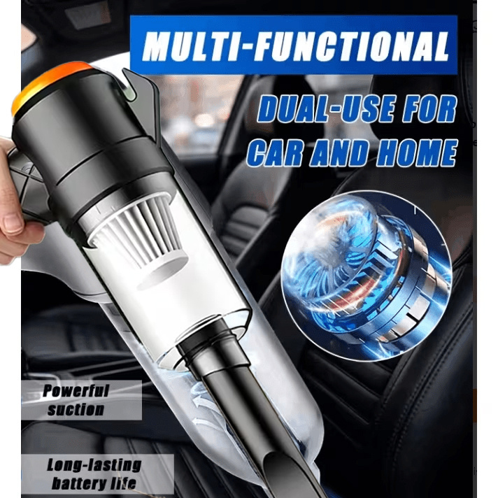 TEMU Portable Mini Cordless Handheld Vacuum Cleaner, Mini Wireless Lightweight Air Duster Blower, Wet Dry Use , Powerful Mutilfunctional Vacuum