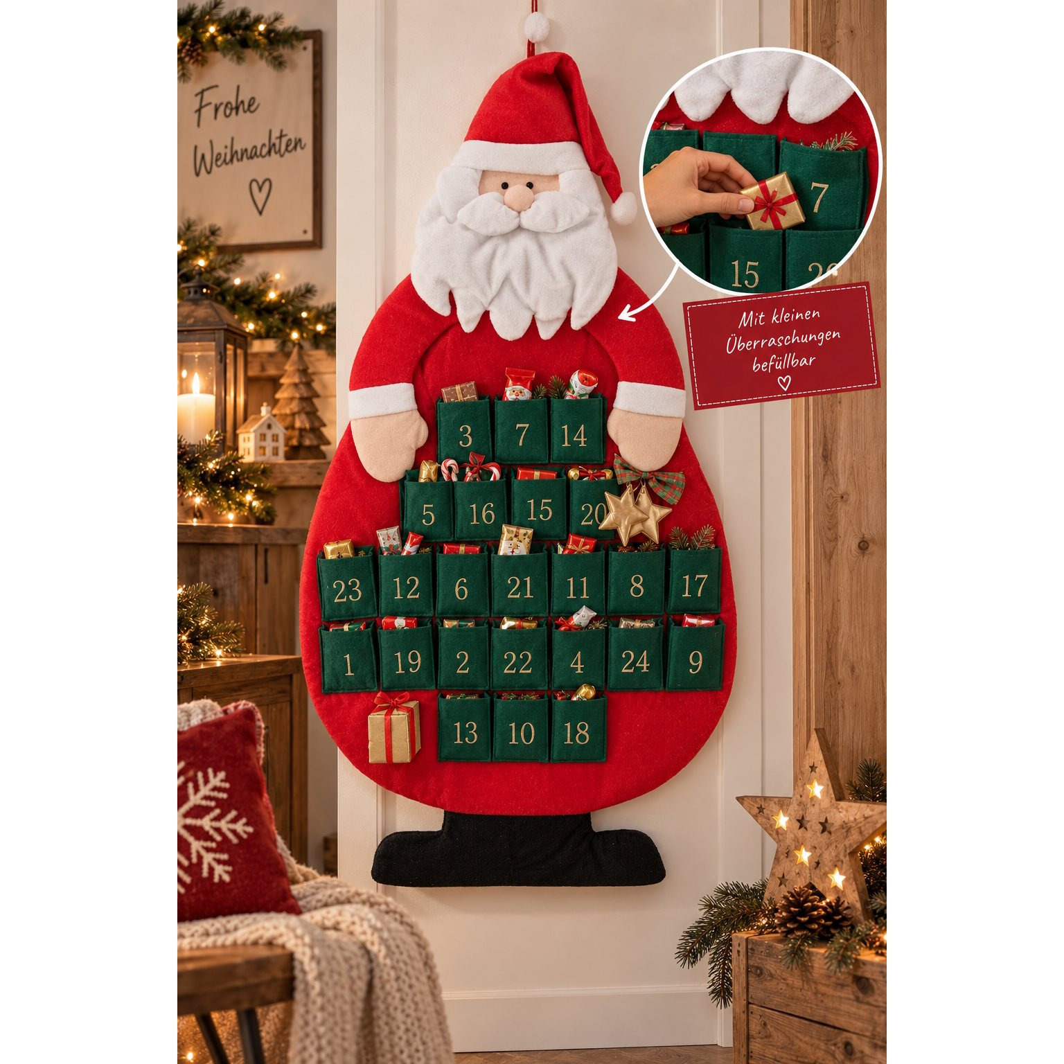 Image of Felt Advent Calendar St.