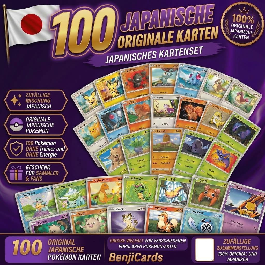 Image of 100 Cards In Japanese And Original