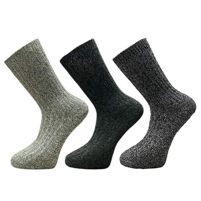Image of Alpaca Socks Men's 3-pack – Cozy Thermal Socks Made From Alpaca Wool – Warm Winter Socks For Men – Sizes 39–42 Or 43–46