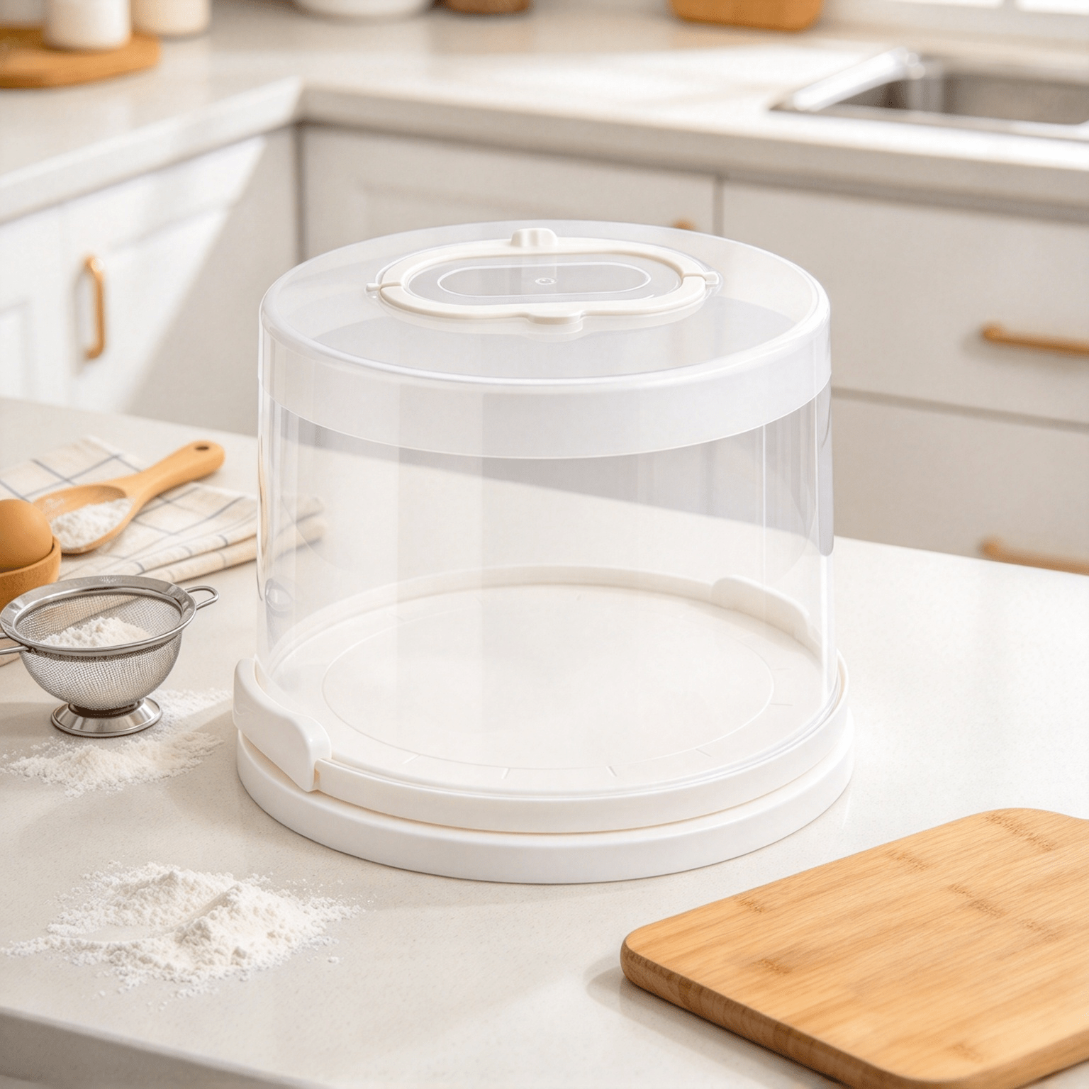 Image of Cake Box With Cooling Compartment - Insulated Transport Box, Suitable For Cakes Up To 28 Cm In Diameter