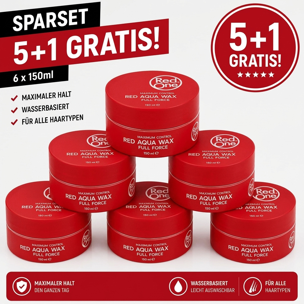 TEMU Red Hair Wax 6-pack – 6 Pieces Of 150ml Each, Gel Wax Bulk Pack For , Wet Look, Shine, , Men's Hairstyle, Short Hair, Hairdressing Supplies &