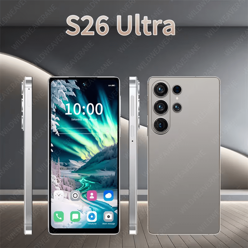 Глобален Отключени Android Телефон (Модел 2026) – 6+64GB Памет Нов Премиум 6.8