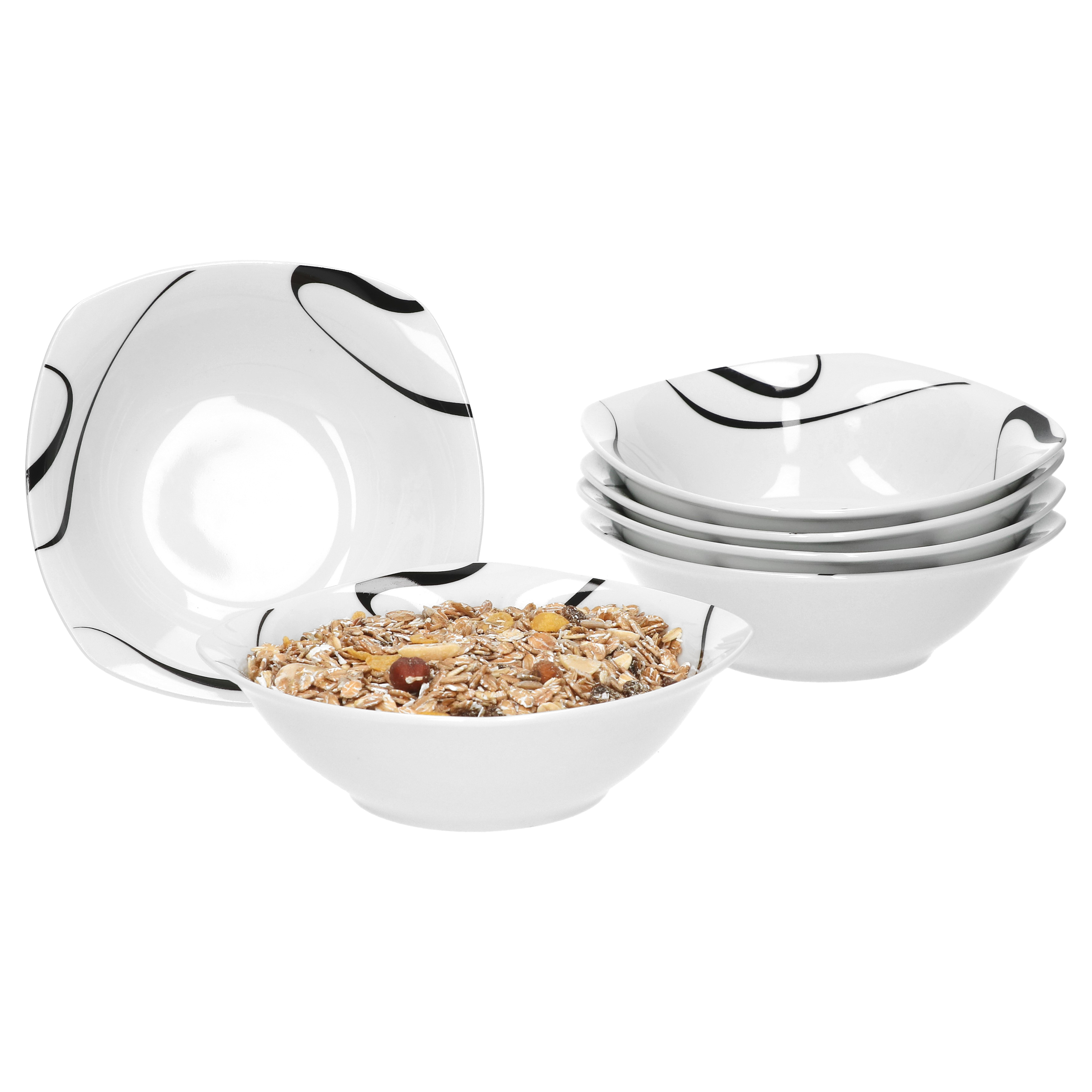 6pcs Set Müsli Salad Bowl 14.3cm