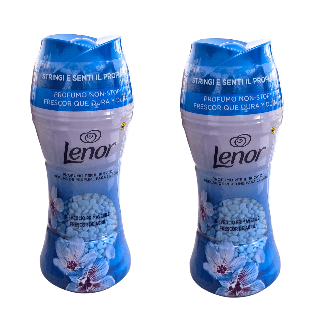 Set 2 Lenor Pearl Perfumed For Laundry - - Fragrance Up To 12 Weeks - 2x195g (390g Total) - Freshness In Washing Machine
