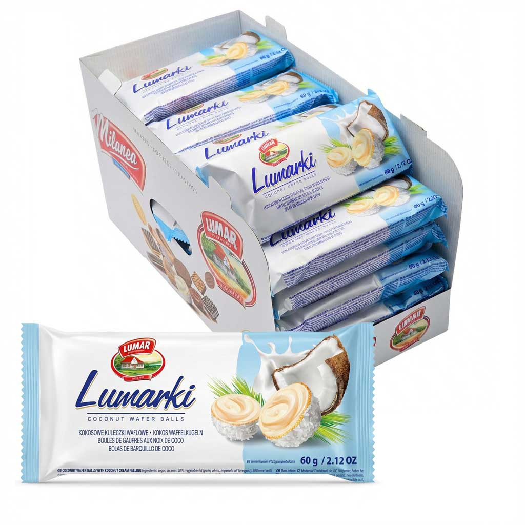 Moon Moonarki Coconut Wafer Balls 26x60g = 1560g