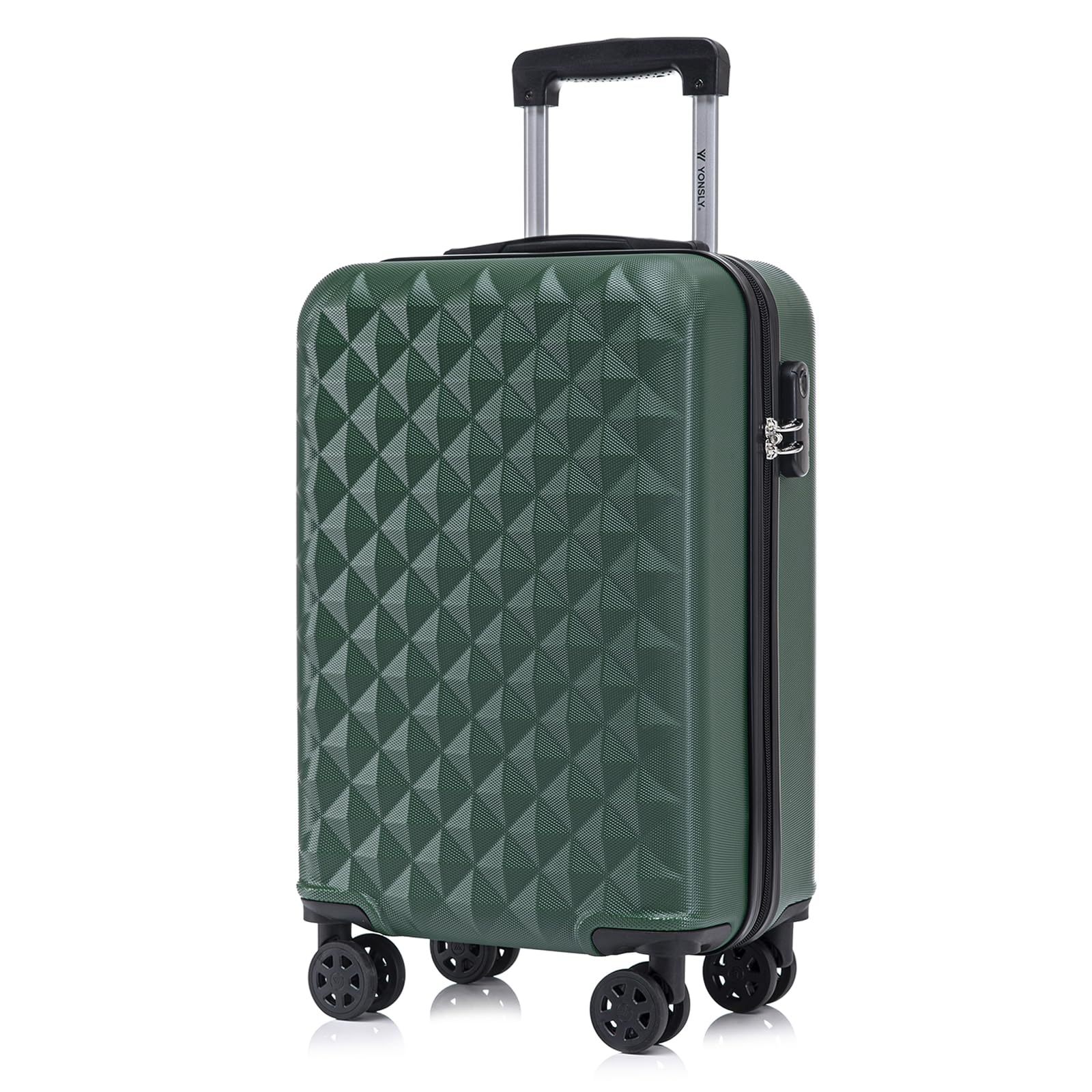 Image of Suitcase, Trolley Travel Luggage, Cabin Rolling Suitcase Carry-on With 4 360° Wheels, Hardshell Travel Case, Combination Lock, Ergonomic Handle For Travel, Business Trips, Vacation