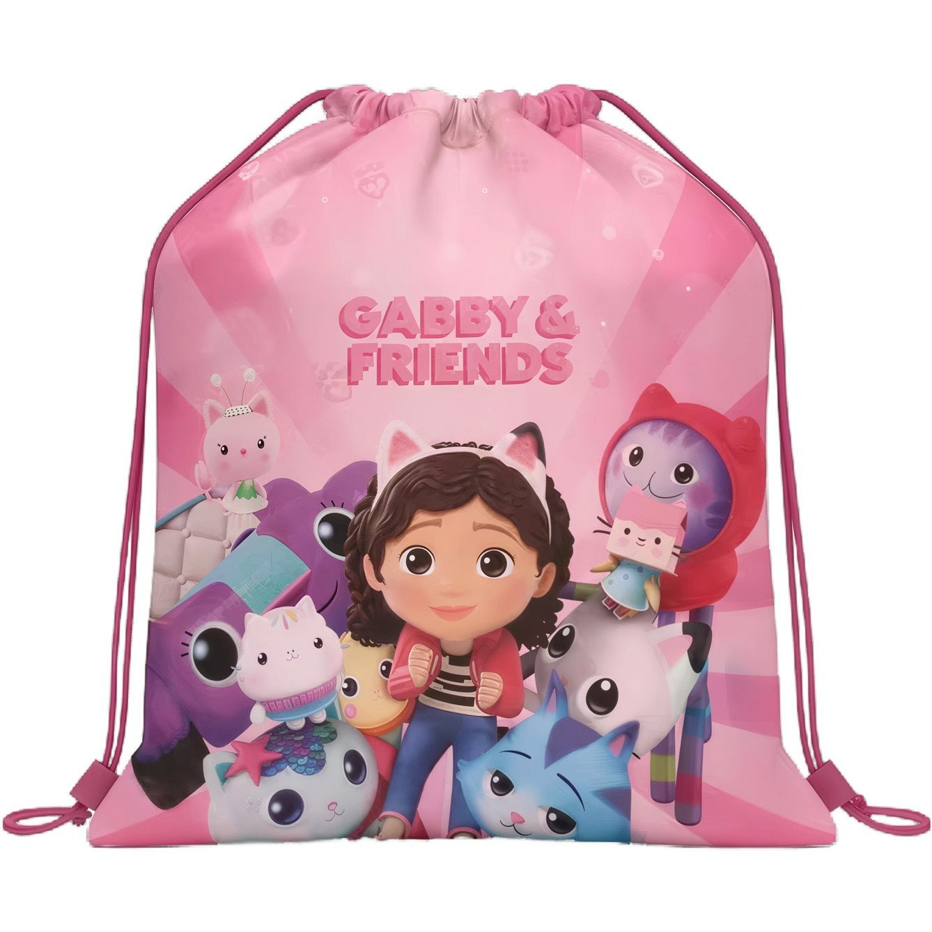 Image of Kids' Sports Bag With Handles And Pocket, Drawstring Backpack For Kindergarten, Gym, Pool, Travel, Shoe Bag