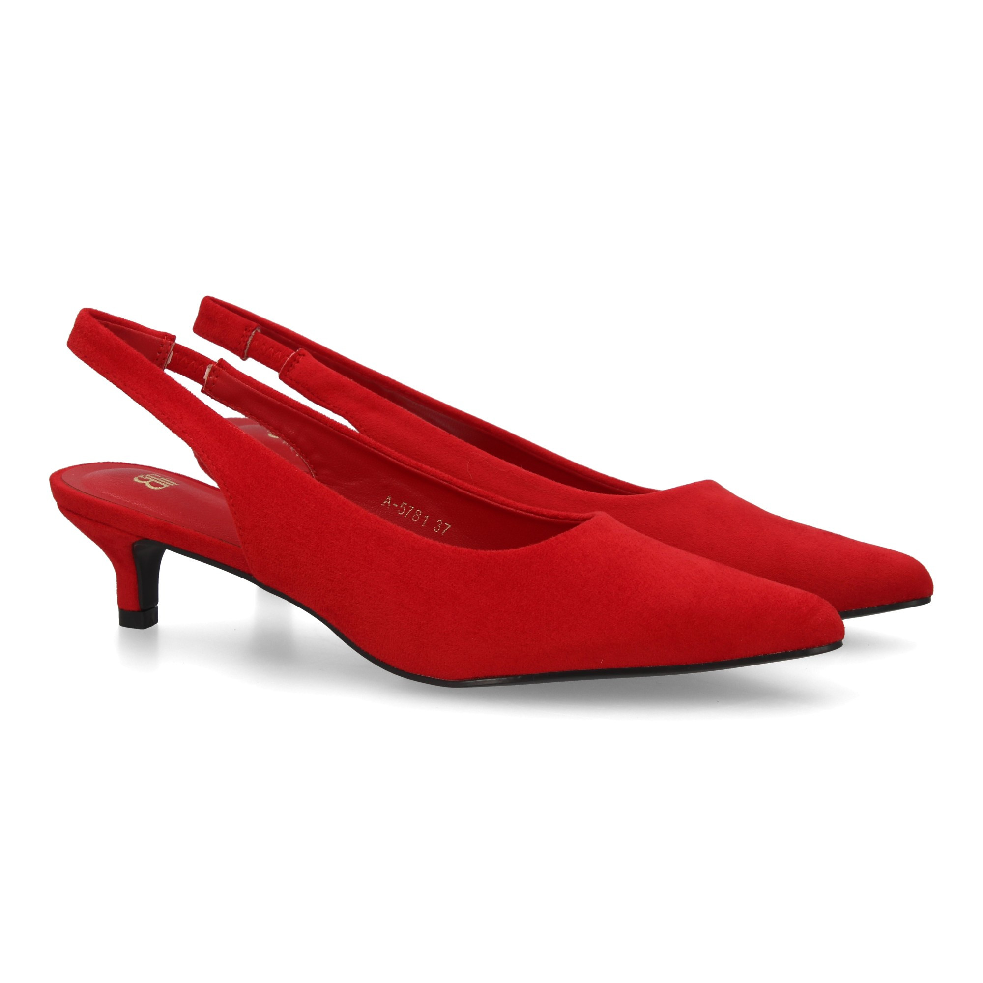 Image of Women's Slingback Shoe With Elegant And , Ideal For Formal Looks And More Casual Outfits. Elastic Closure And Low Heel.