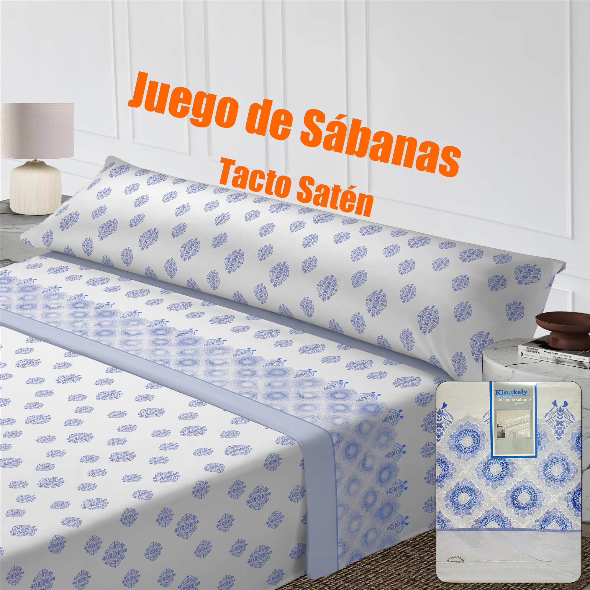 TEMU Juego de Sábanas Completo de 3 Piezas Fino Microfibra, para Cama de 90, 105, 135, 150